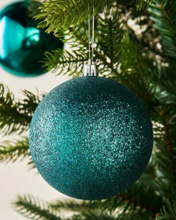 WeRChristmas Teal Shatterproof Baubles, 9 Pack, 10 Cm