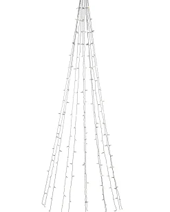 WeRChristmas Warm White LED Christmas Tree Light String, 2 M