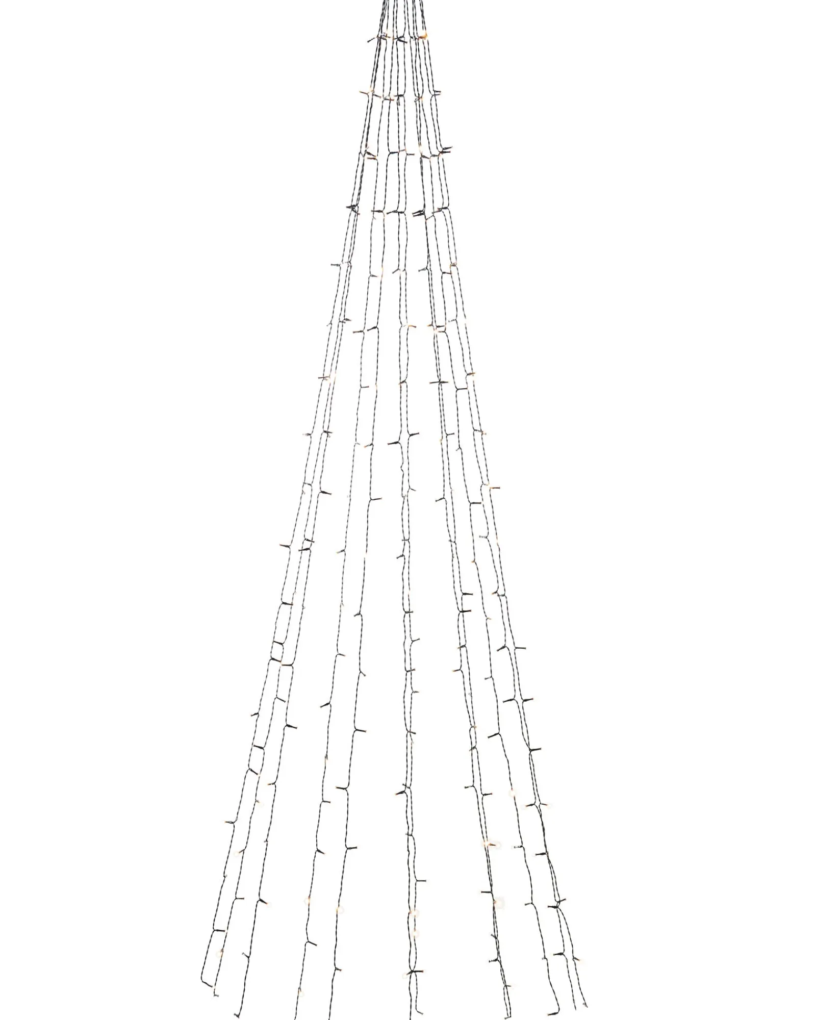 WeRChristmas Warm White LED Christmas Tree Light String, 2 M