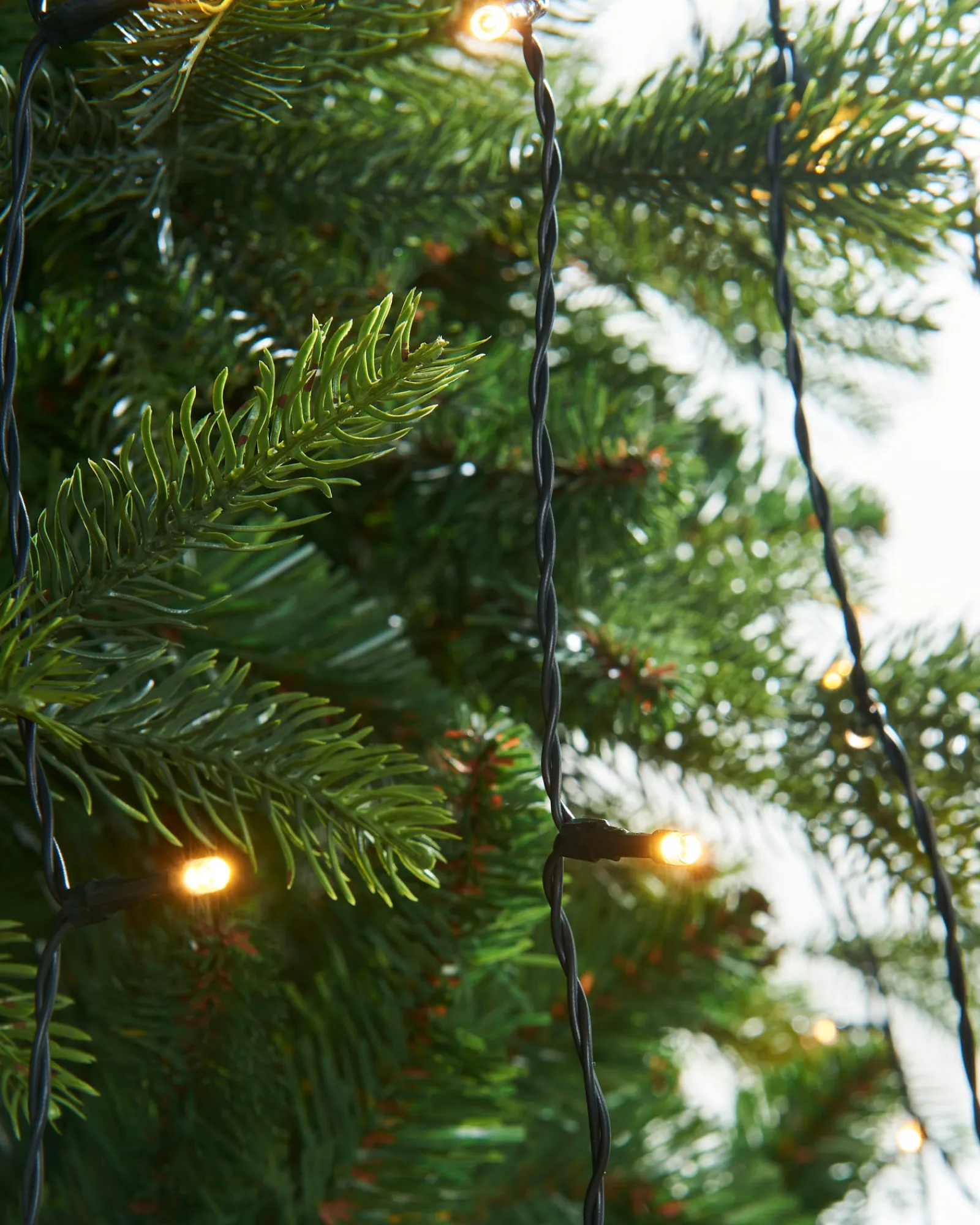 WeRChristmas Warm White LED Christmas Tree Light String, 2 M