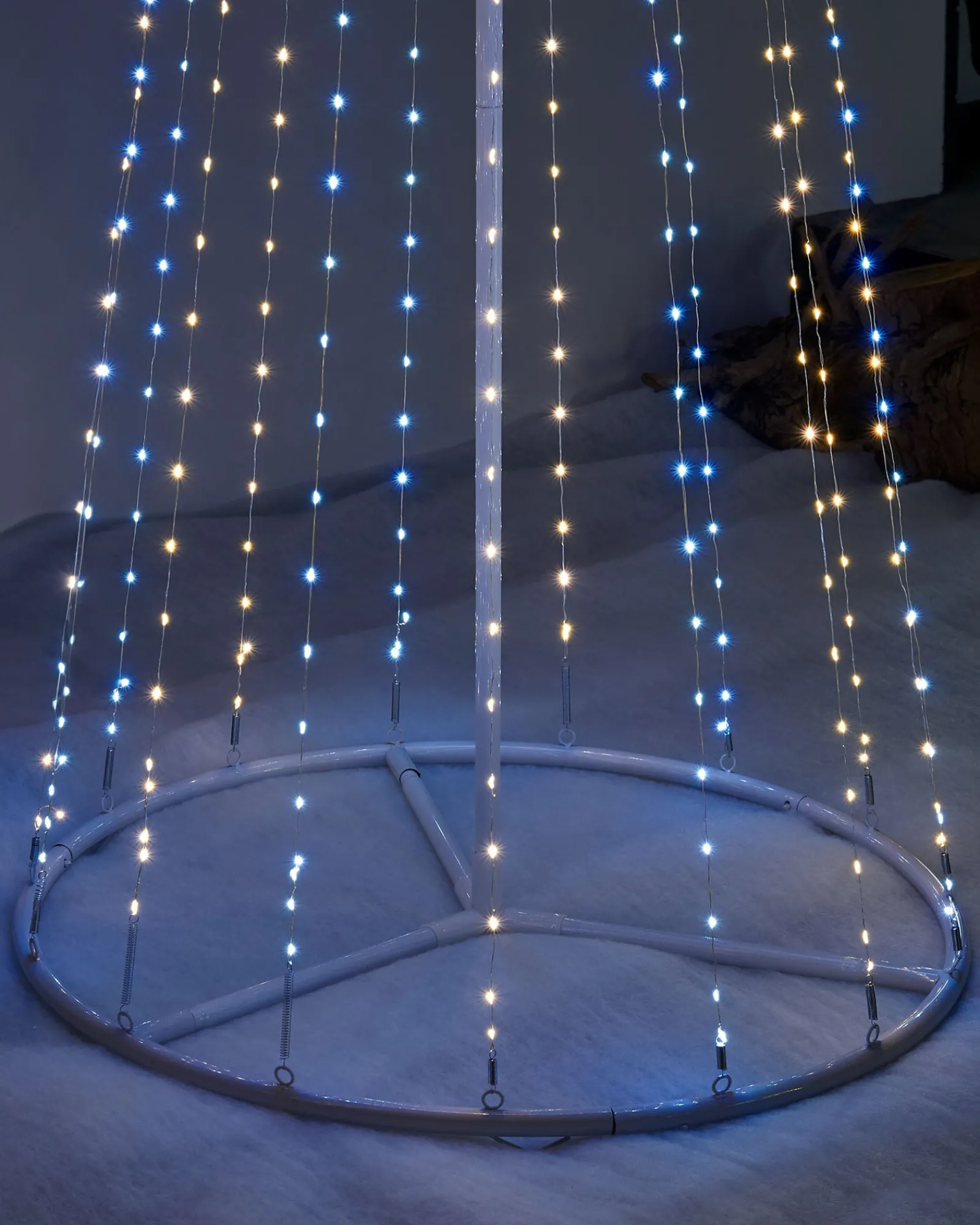WeRChristmas Waterfall Christmas Tree, White, 2.1 M