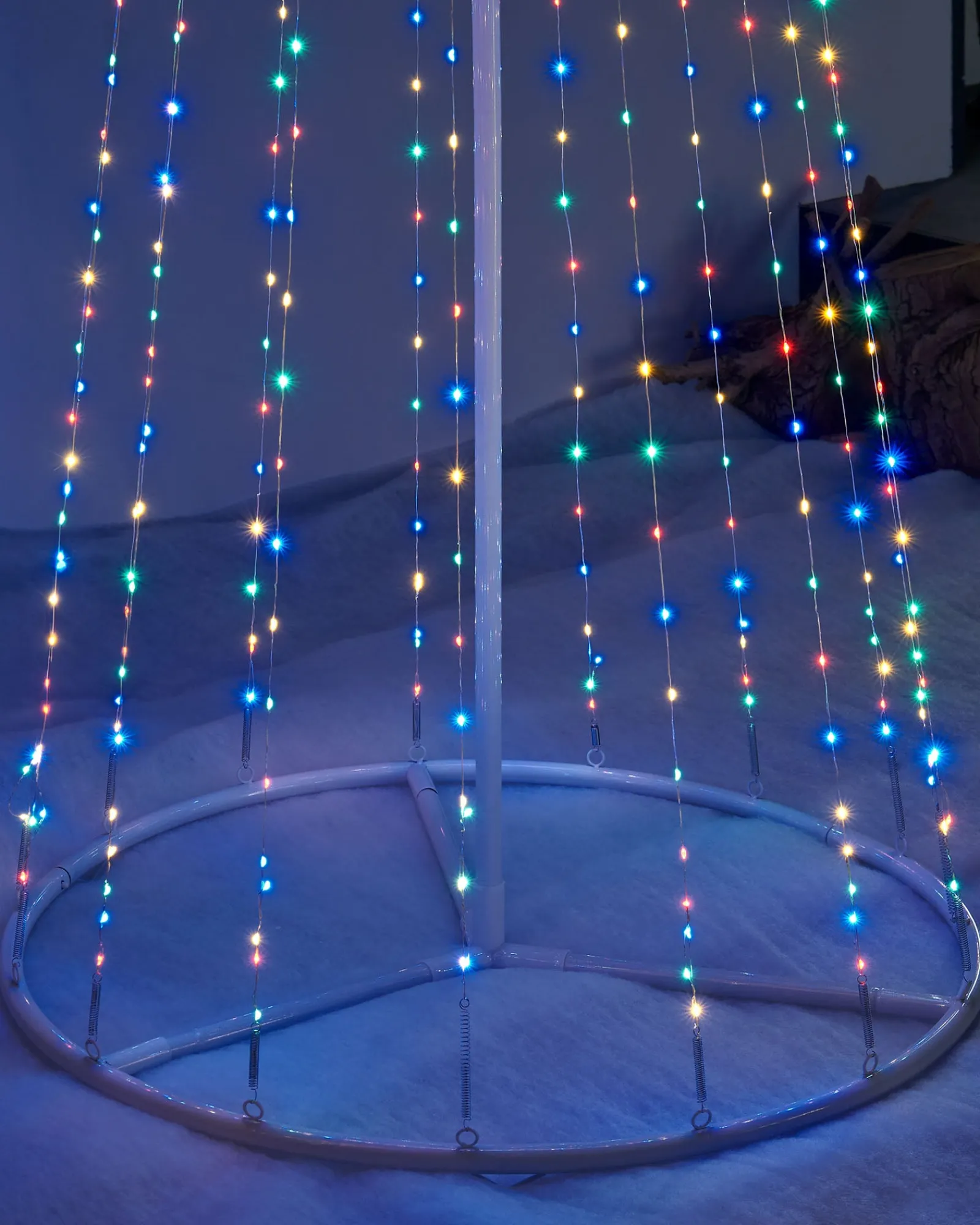 WeRChristmas Waterfall Christmas Tree, Multi-Coloured, 2.1 M