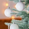 WeRChristmas White Shatterproof Baubles, 42 Pack, 6 Cm