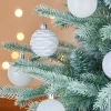 WeRChristmas White Shatterproof Baubles, 50 Pack, 6 Cm