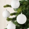 WeRChristmas White Shatterproof Baubles, 9 Pack, 10 Cm