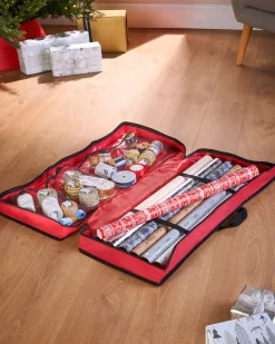 WeRChristmas Wrapping Paper Storage Bag, Red, 83 Cm